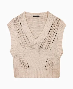 Luisa Cerano Spencer 198404/5323-0 Beige*Dames Truien