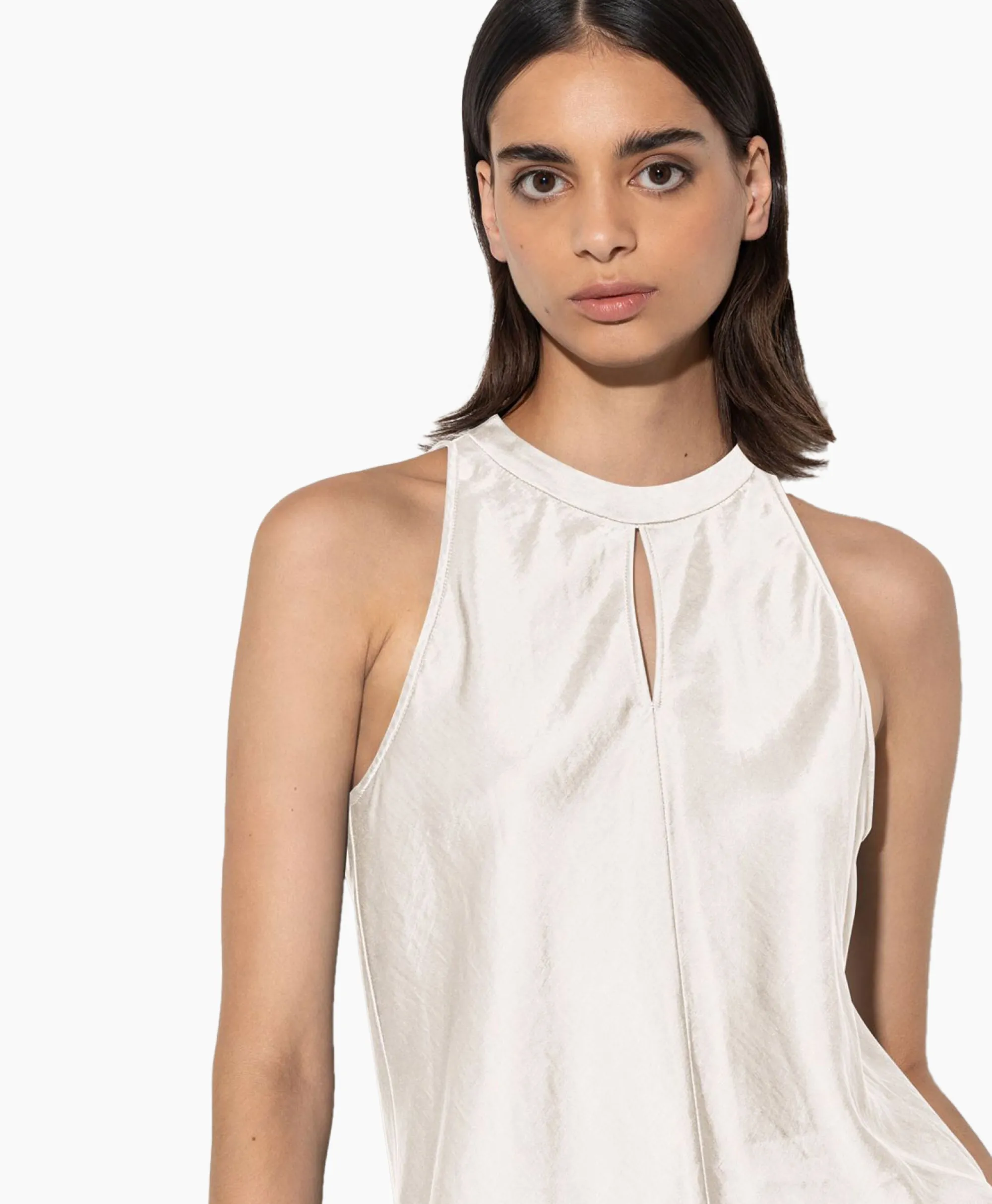 Luisa Cerano Top 298426/3596-0 Off White*Dames T-Shirts & Tops