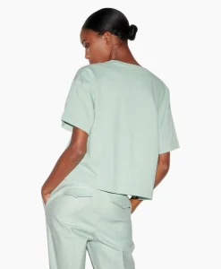 Luisa Cerano T-Shirt Korte Mouw 398121/7800-0 Mint*Dames T-Shirts & Tops