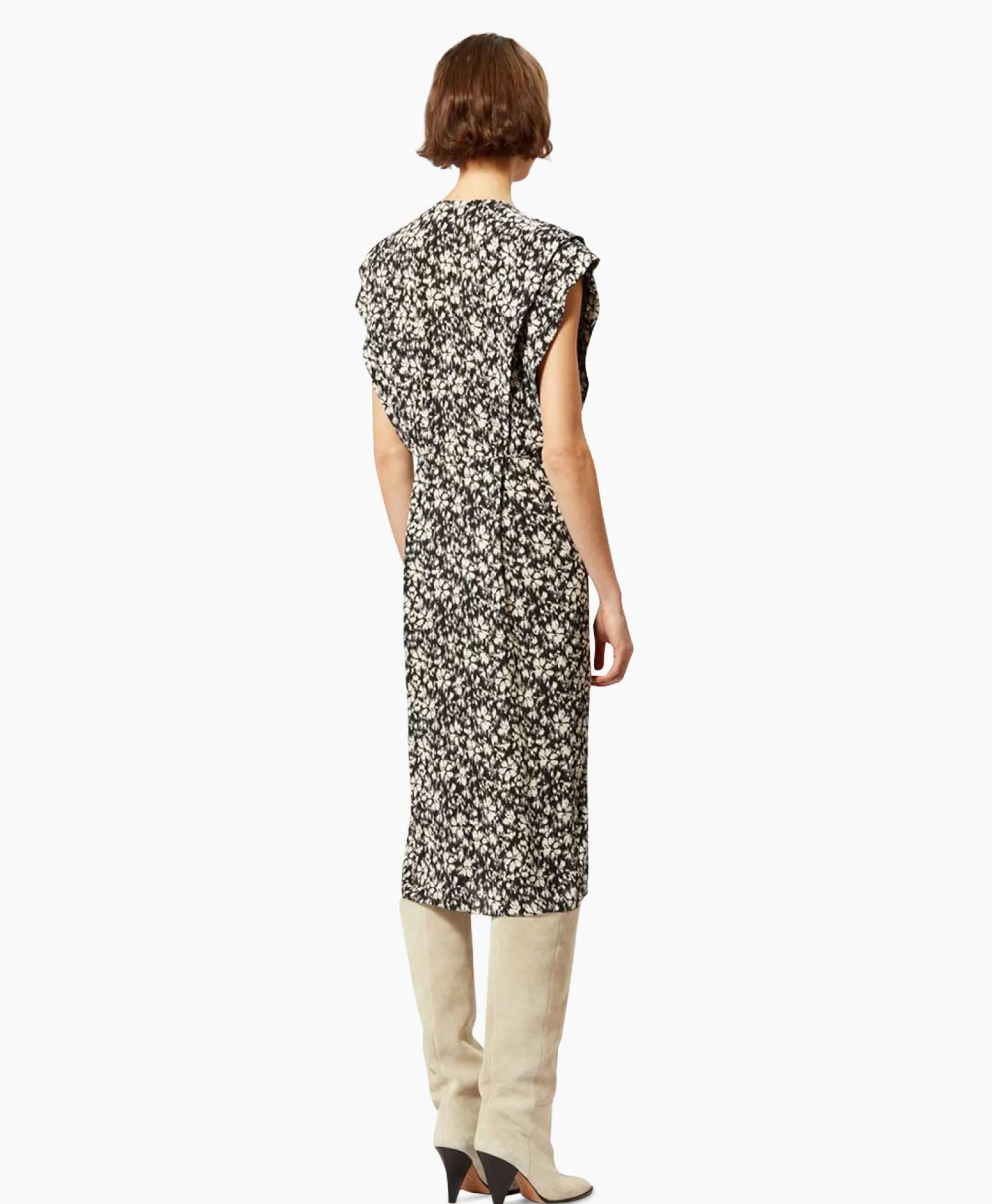 Marant Étoile Marant Etoile Midi Jurk Epolia-Gc Zwart*Dames Jurken