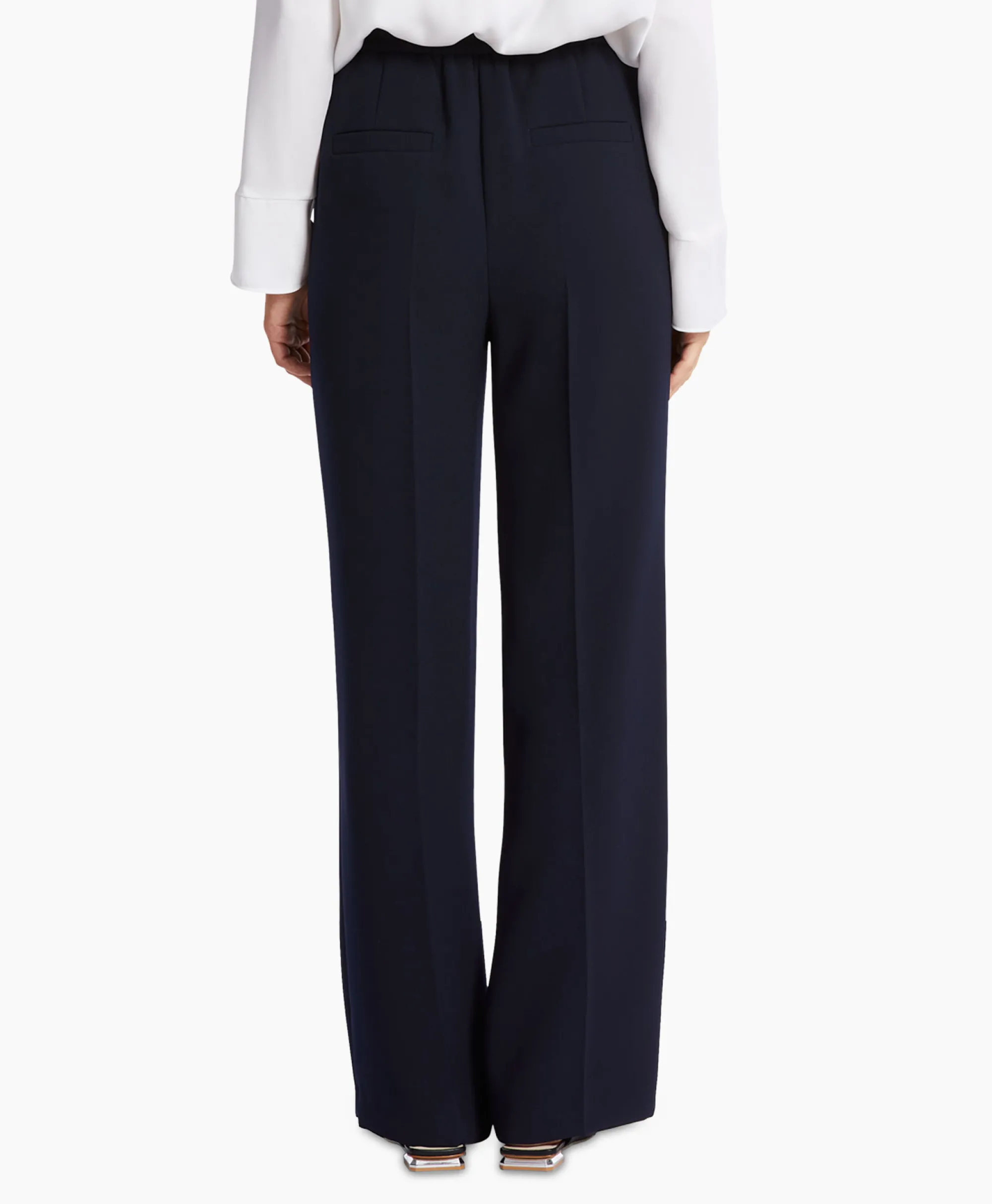 Marc Cain Pants Broek Wp 81.15 W65 Blauw*Dames Broeken