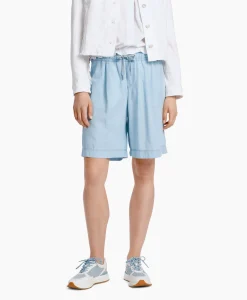 Marc Cain Pants Short Wp 83.03 D63 Licht Blauw*Dames Broeken