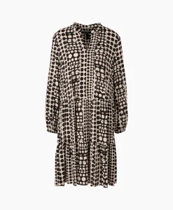 Marccain Additions Midi Jurk Ua 21.02 W10 Zwart*Dames Jurken