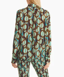 Marccain Collectie Blouse Wc 51.04 W04 Groen*Dames Blouses