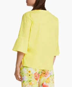 Marccain Collectie Blouse Wc 51.19 W93 Midden Geel*Dames Blouses