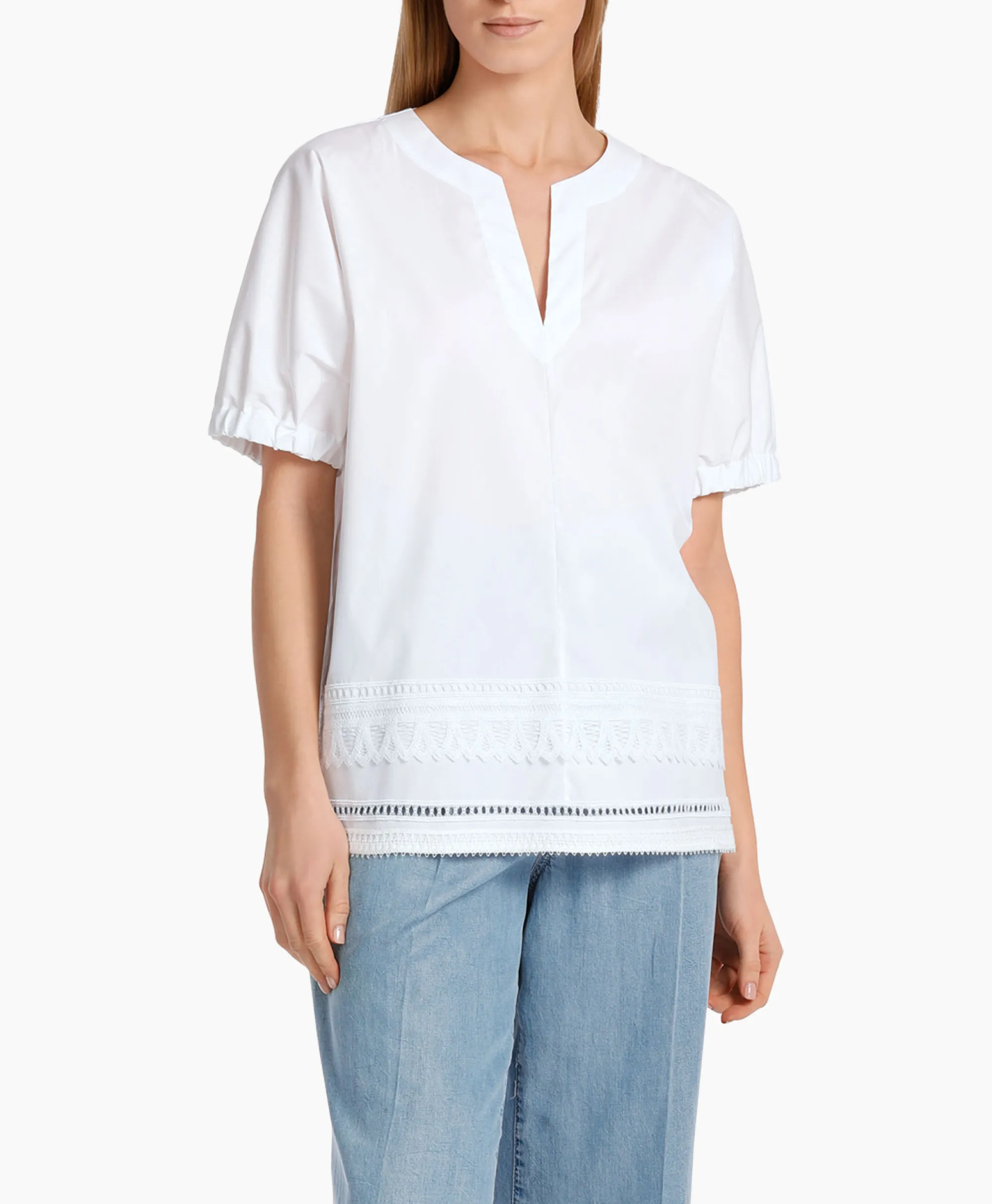 Marccain Collectie Blouse Wc 51.34 W93 Wit*Dames Blouses