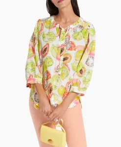 Marccain Collectie Blouse Wc 51.26 W27 Midden Geel*Dames Blouses