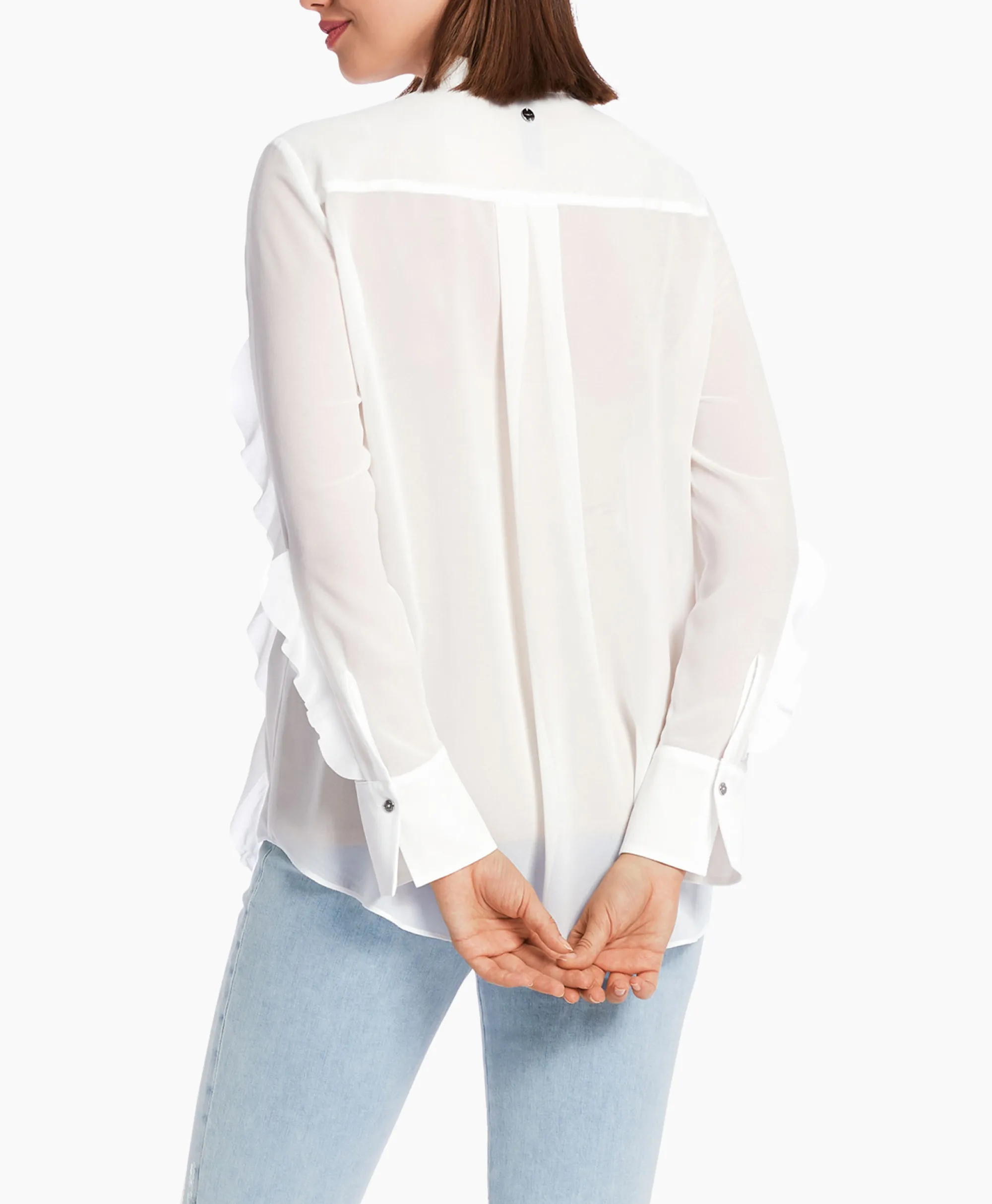 Marccain Collectie Blouse Wc 51.27 W44 Off White*Dames Blouses