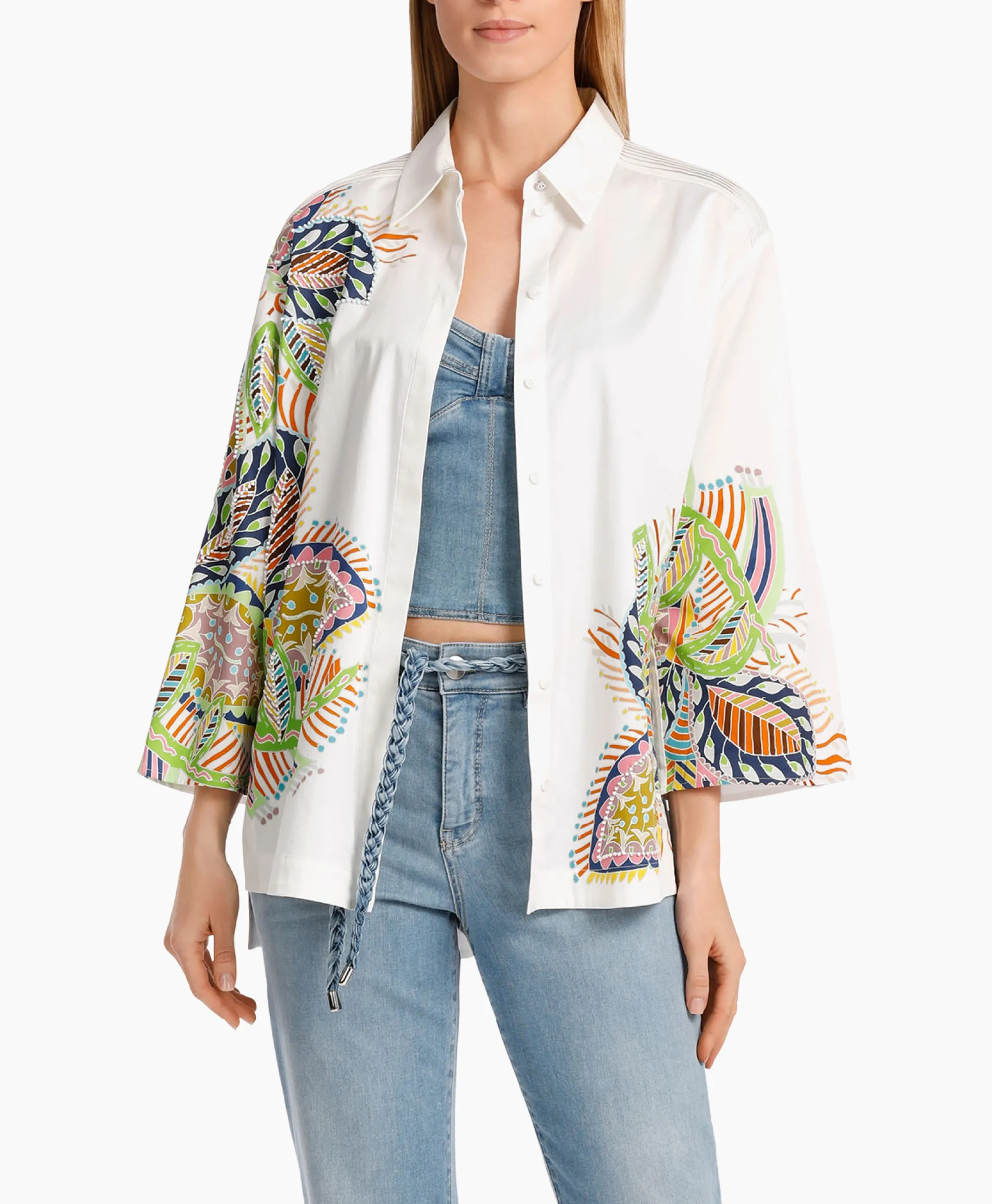 Marccain Collectie Blouse Wc 51.32 W64 Wit*Dames Blouses