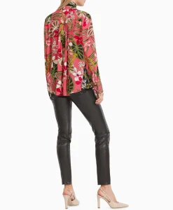 Marccain Collectie Blouse Vc 51.40 W61 Licht Rood*Dames Blouses