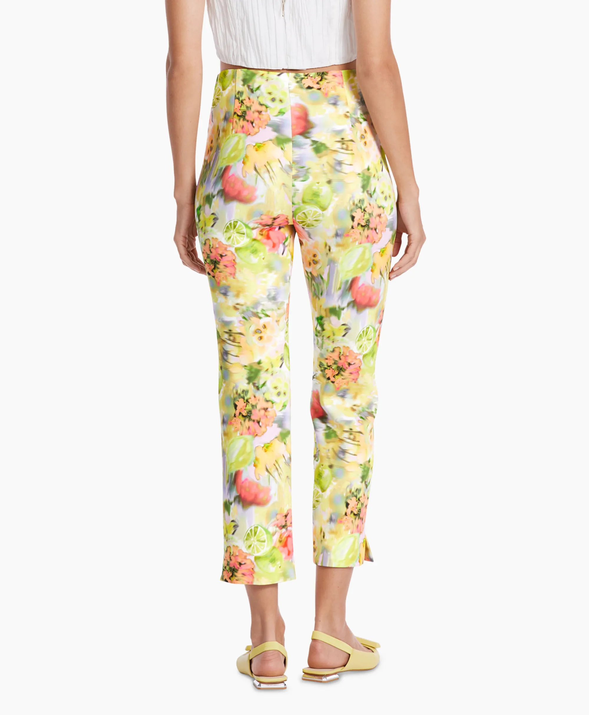 Marccain Collectie Broek Wc 81.12 J21 Midden Geel*Dames Broeken