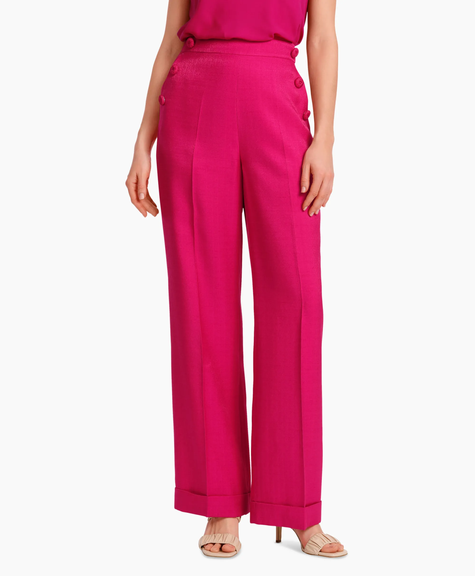 Marccain Collectie Broek Wc 81.46 W84 Print + 2 Kleurig*Dames Broeken