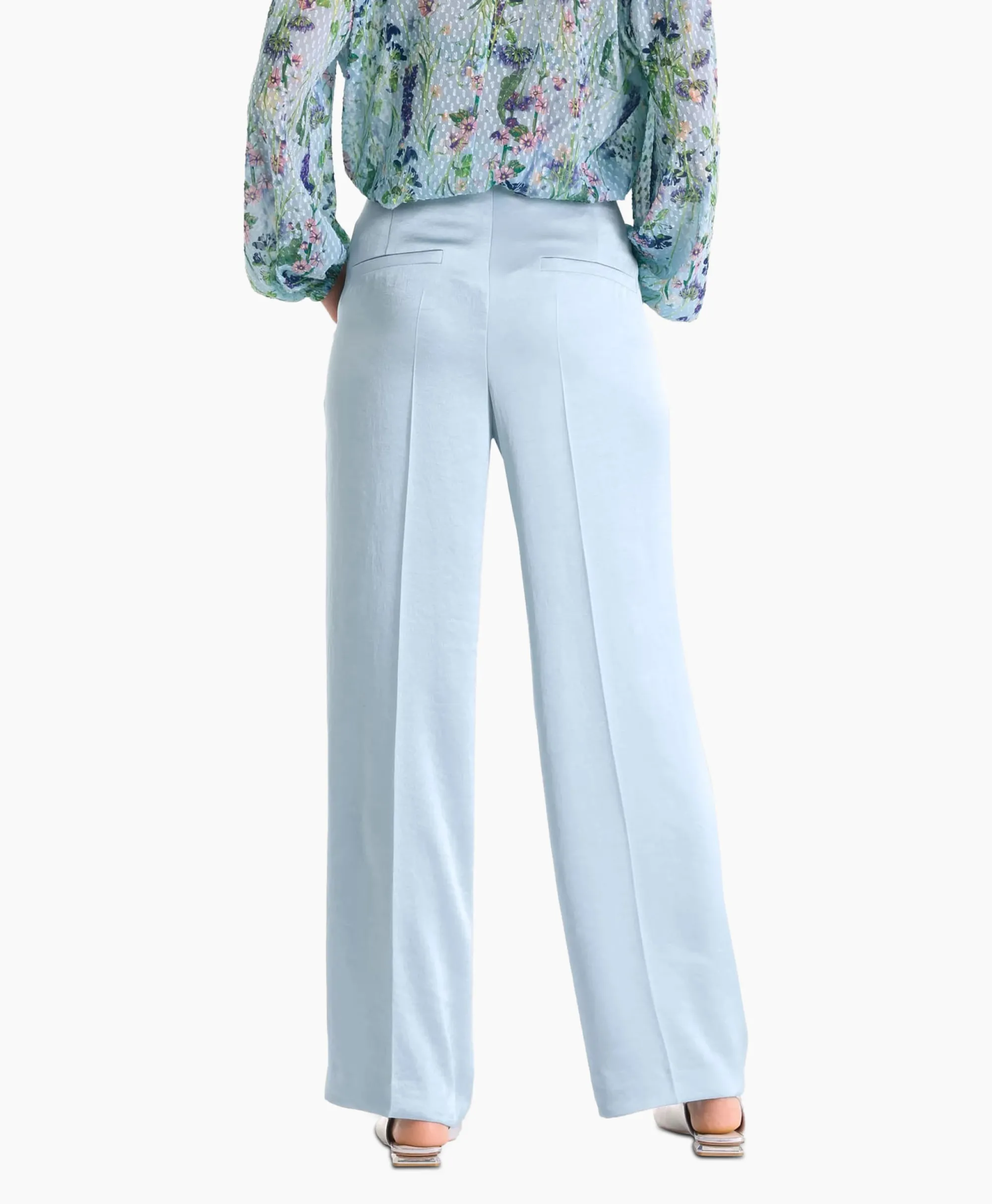 Marccain Collectie Broek Wc 81.63 W46 Licht Blauw*Dames Broeken