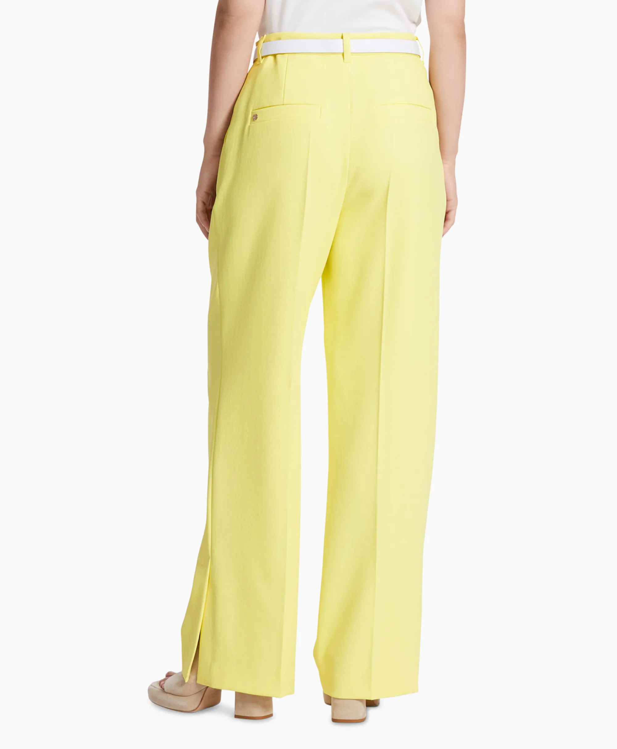 Marccain Collectie Broek Wc 81.24 W03 Midden Geel*Dames Broeken