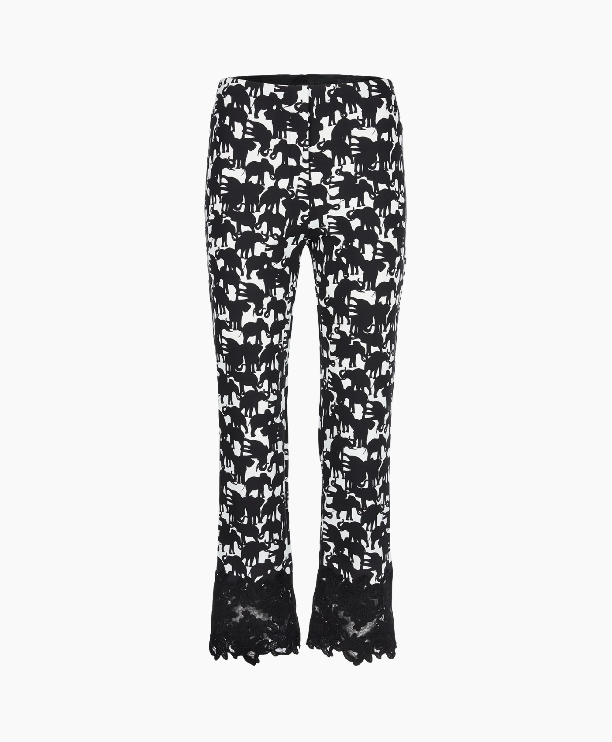 Marccain Collectie Broek Wc 81.02 J10 Zwart*Dames Broeken