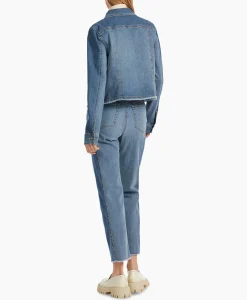 Marccain Collectie Jack Vc 31.04 D08 Blauw*Dames Jassen