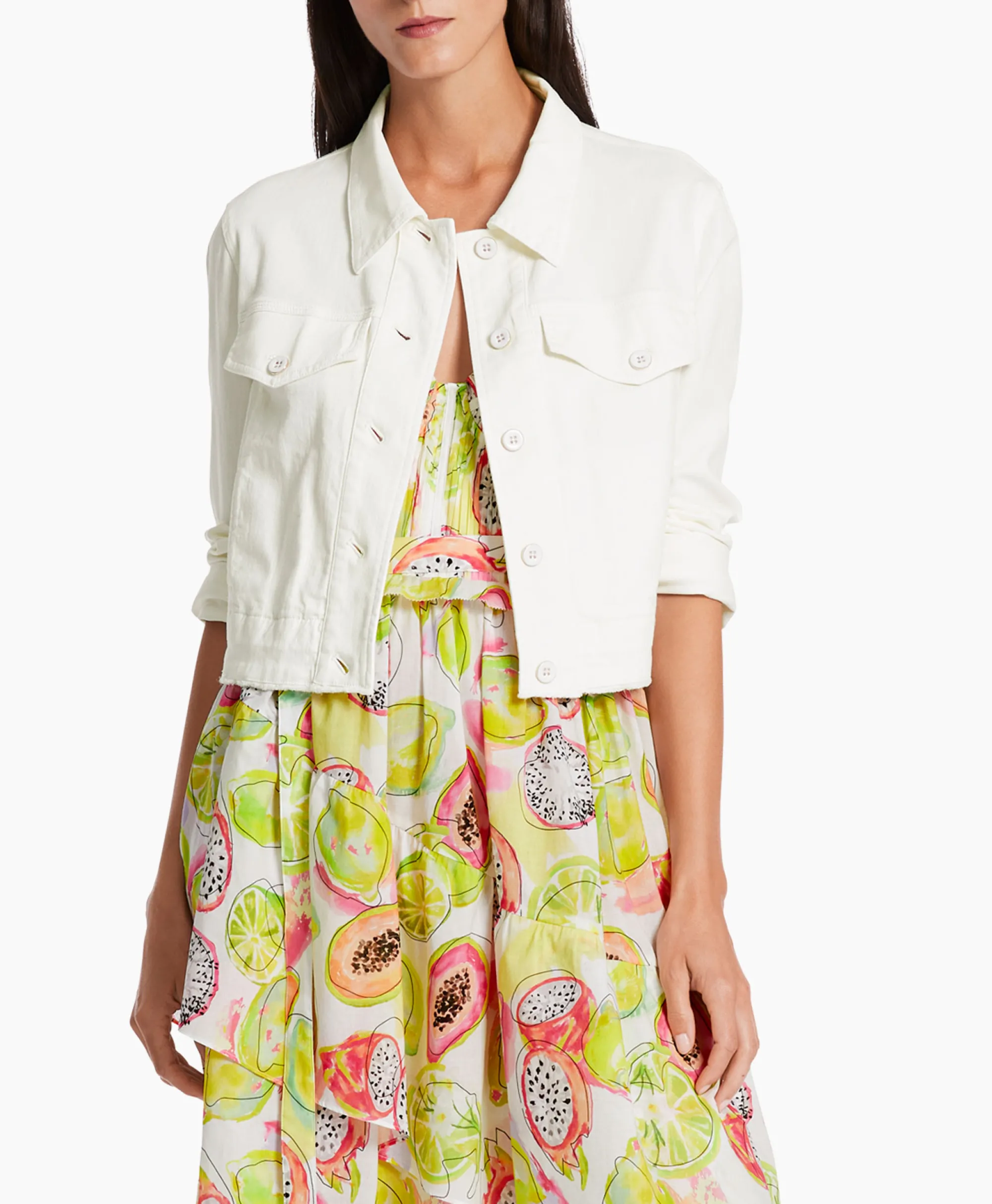 Marccain Collectie Jack Wc 31.10 D69 Off White*Dames Jassen