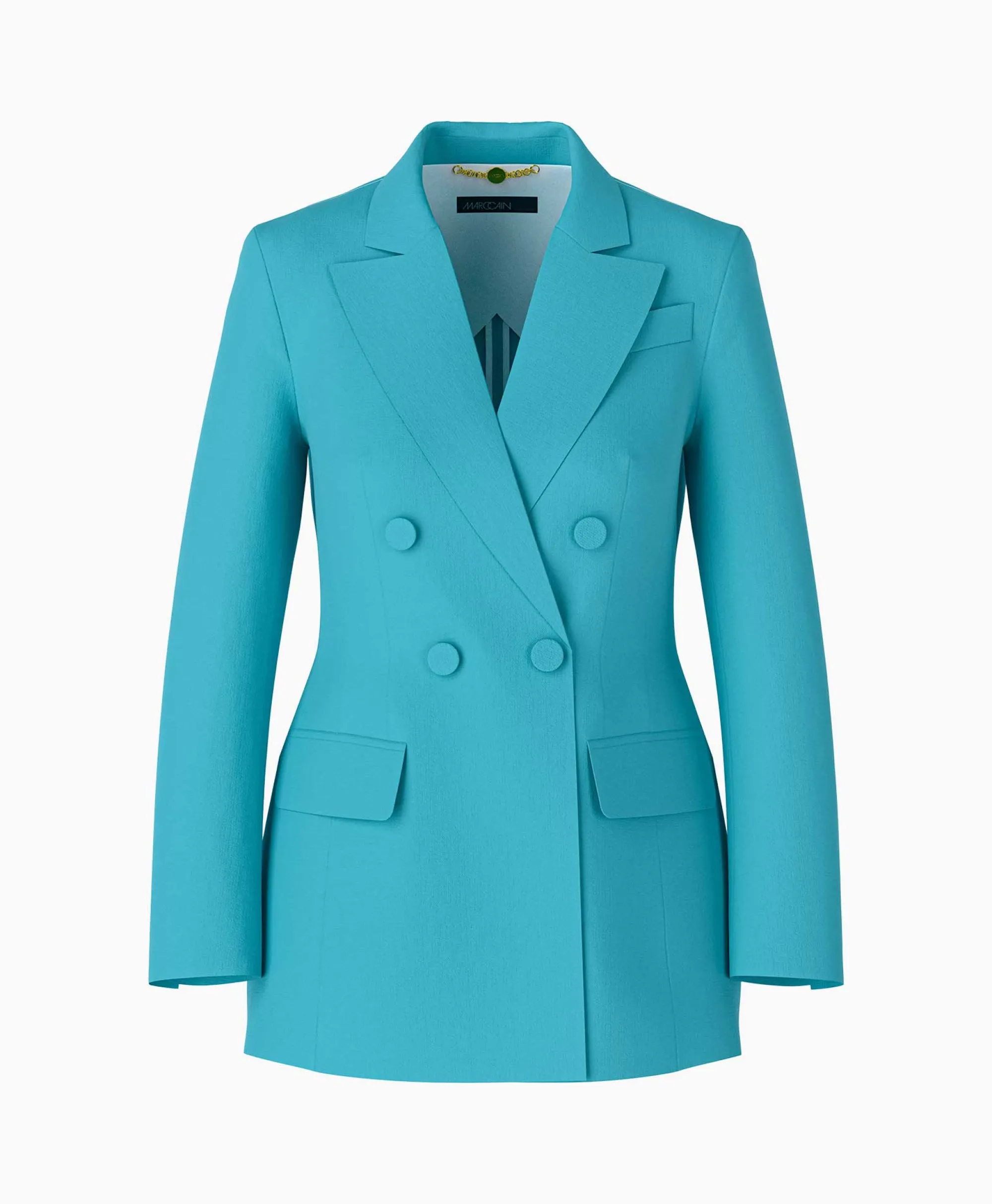 Marccain Collectie Jasje Wc 34.15 W22 Turquoise*Dames Blazers