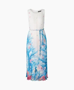 Marccain Collectie Jurk Wc 21.62 J83 Aqua*Dames Bruiloftskleding