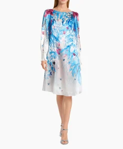 Marccain Collectie Jurk Wc 21.69 W89 Aqua*Dames Bruiloftskleding