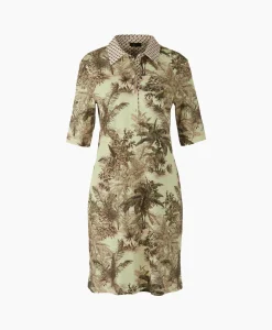 Marccain Collectie Mini Jurk Uc 21.26 J22 Donker Groen*Dames Bruiloftskleding