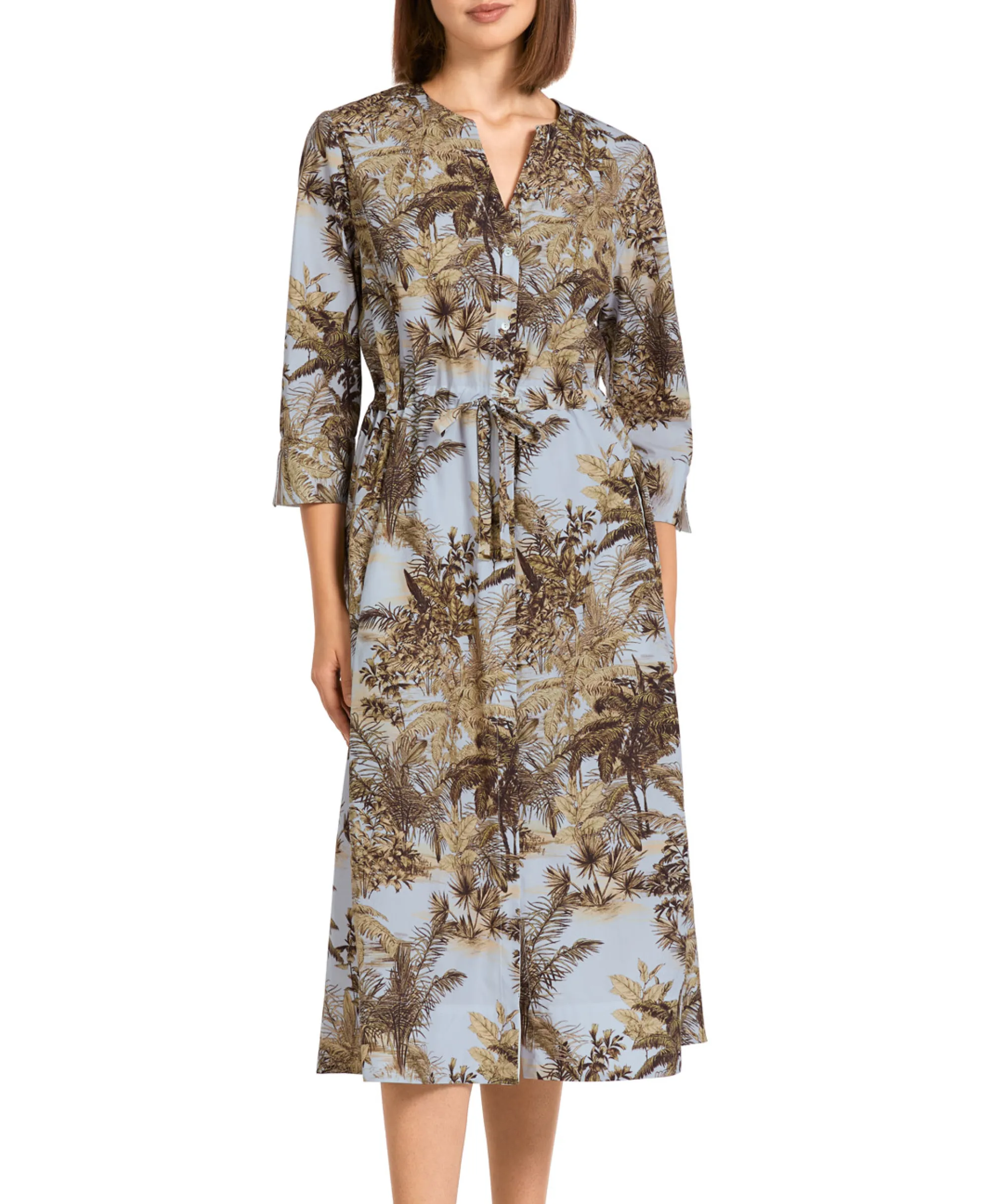 Marccain Collectie Mini Jurk Uc 21.24 W54 Blauw*Dames Bruiloftskleding