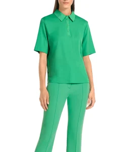 Marccain Collectie Polo Uc 53.05 J14 Groen*Dames Polo's