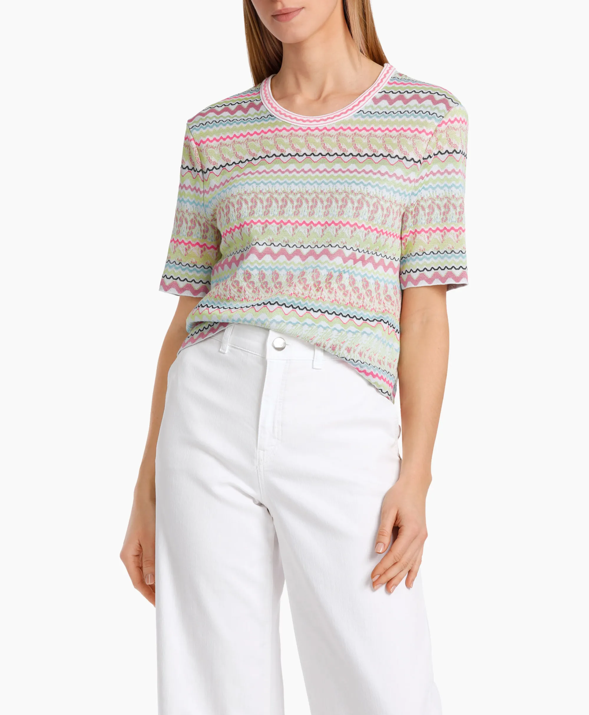 Marccain Collectie Pullover Wc 41.38 M36 Groen*Dames T-Shirts & Tops