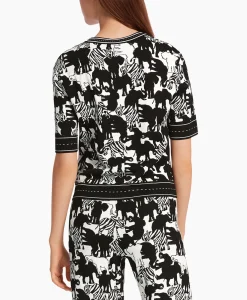 Marccain Collectie Pullover Wc 41.10 M03 Print + 2 Kleurig*Dames Truien