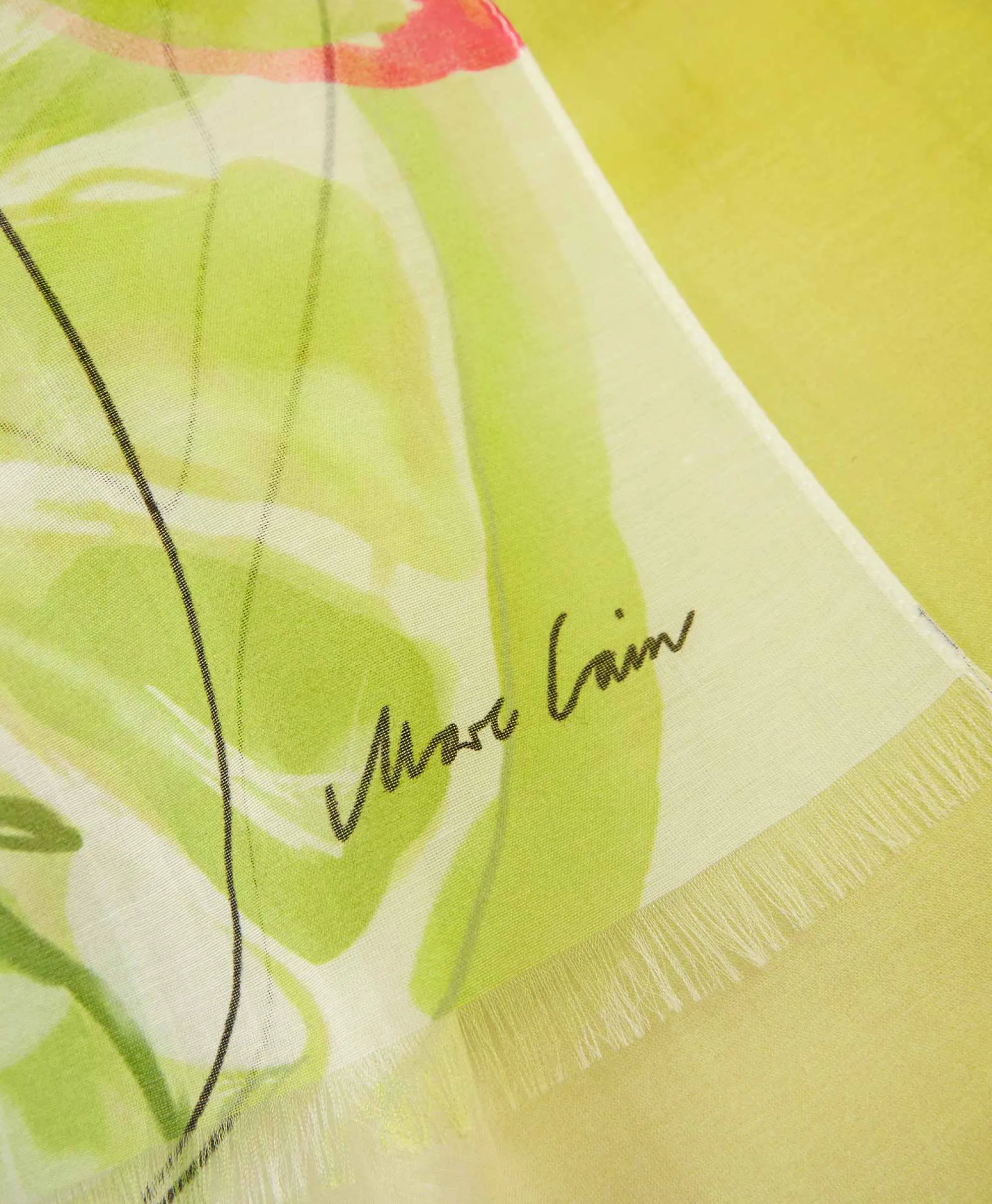 Marccain Collectie Shawl Wc B4.15 Z22 Geel*Dames Sjaals