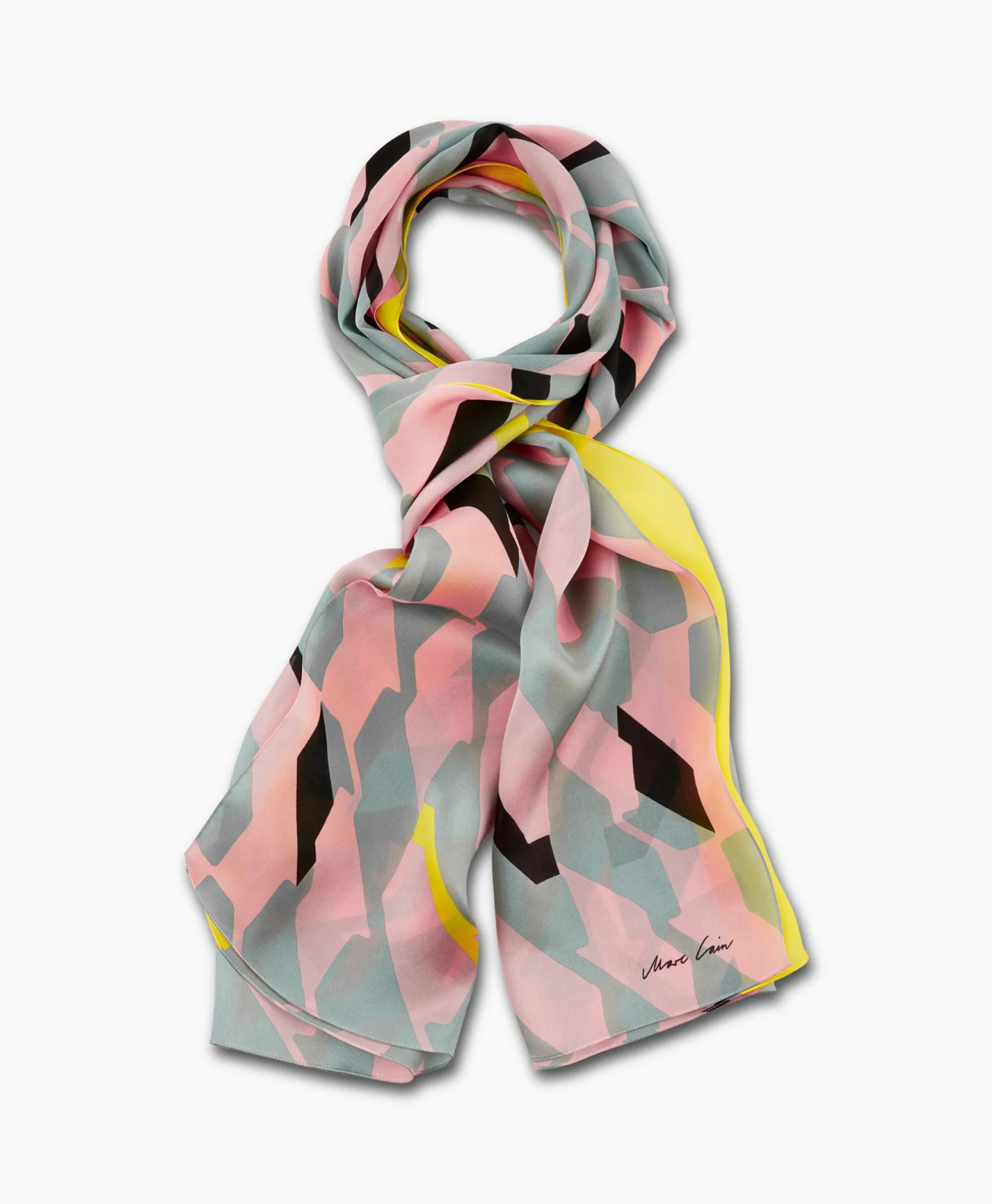 Marccain Collectie Sjaal Vc B4.15 Z15 Licht Blauw*Dames Sjaals