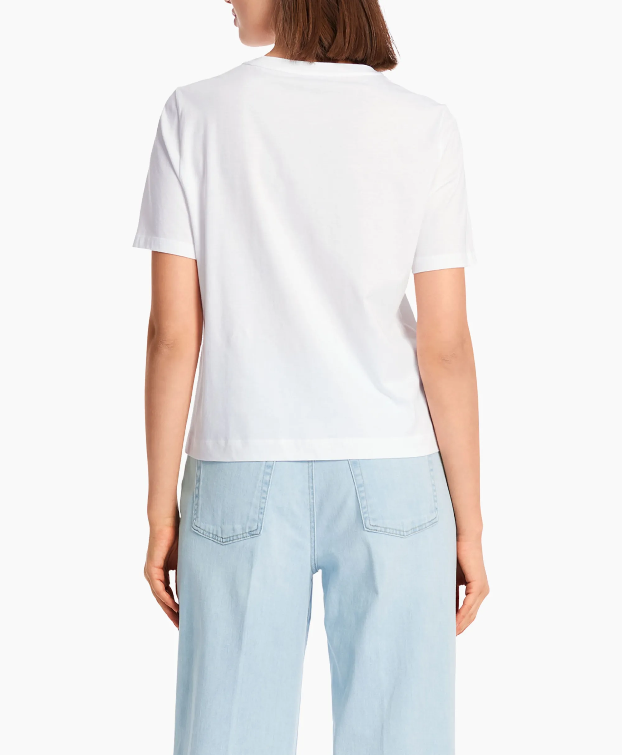 Marccain Collectie T-Shirt Wc 48.06 J29 Wit*Dames T-Shirts & Tops