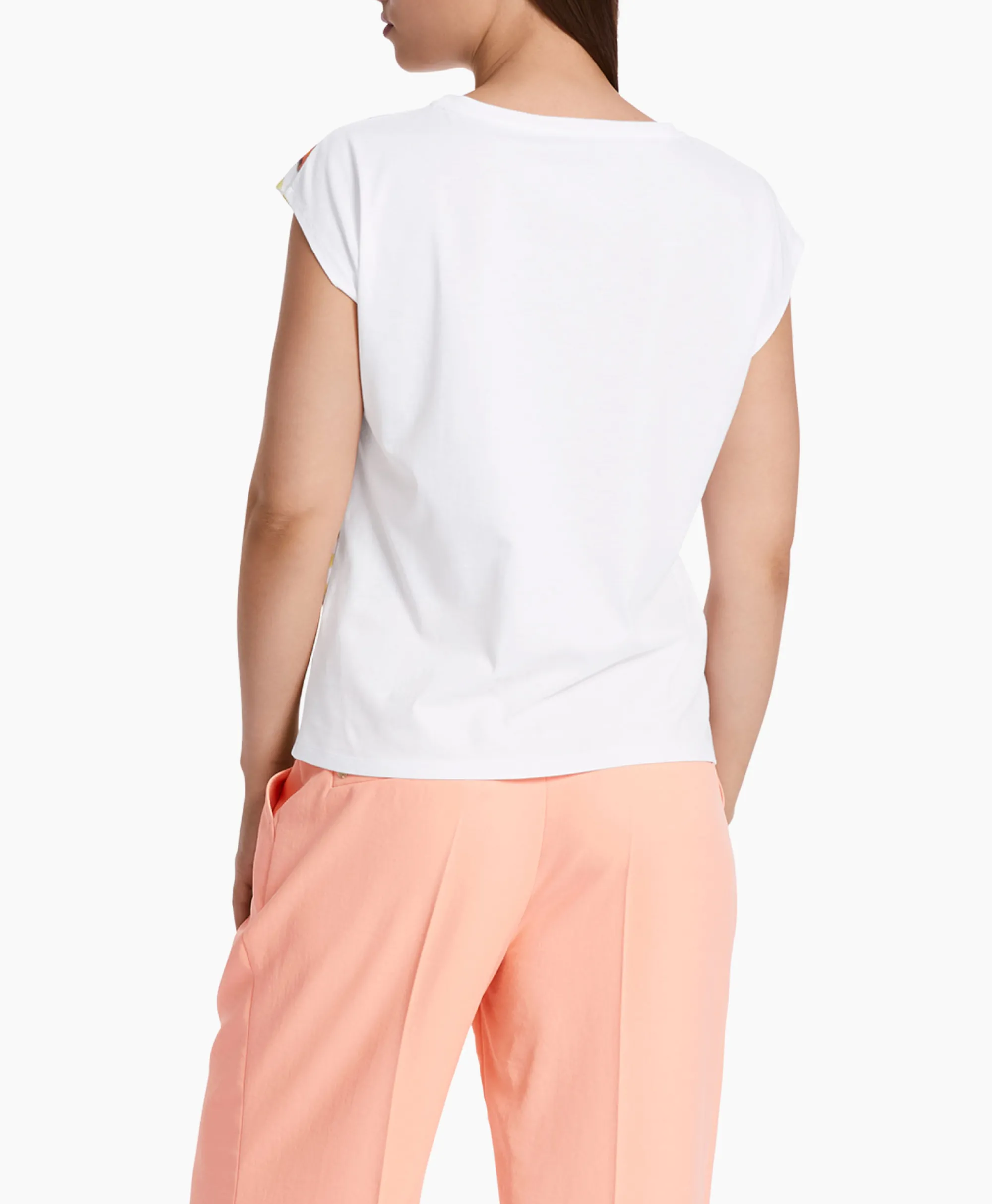 Marccain Collectie T-Shirt Wc 48.67 J25 Wit*Dames T-Shirts & Tops