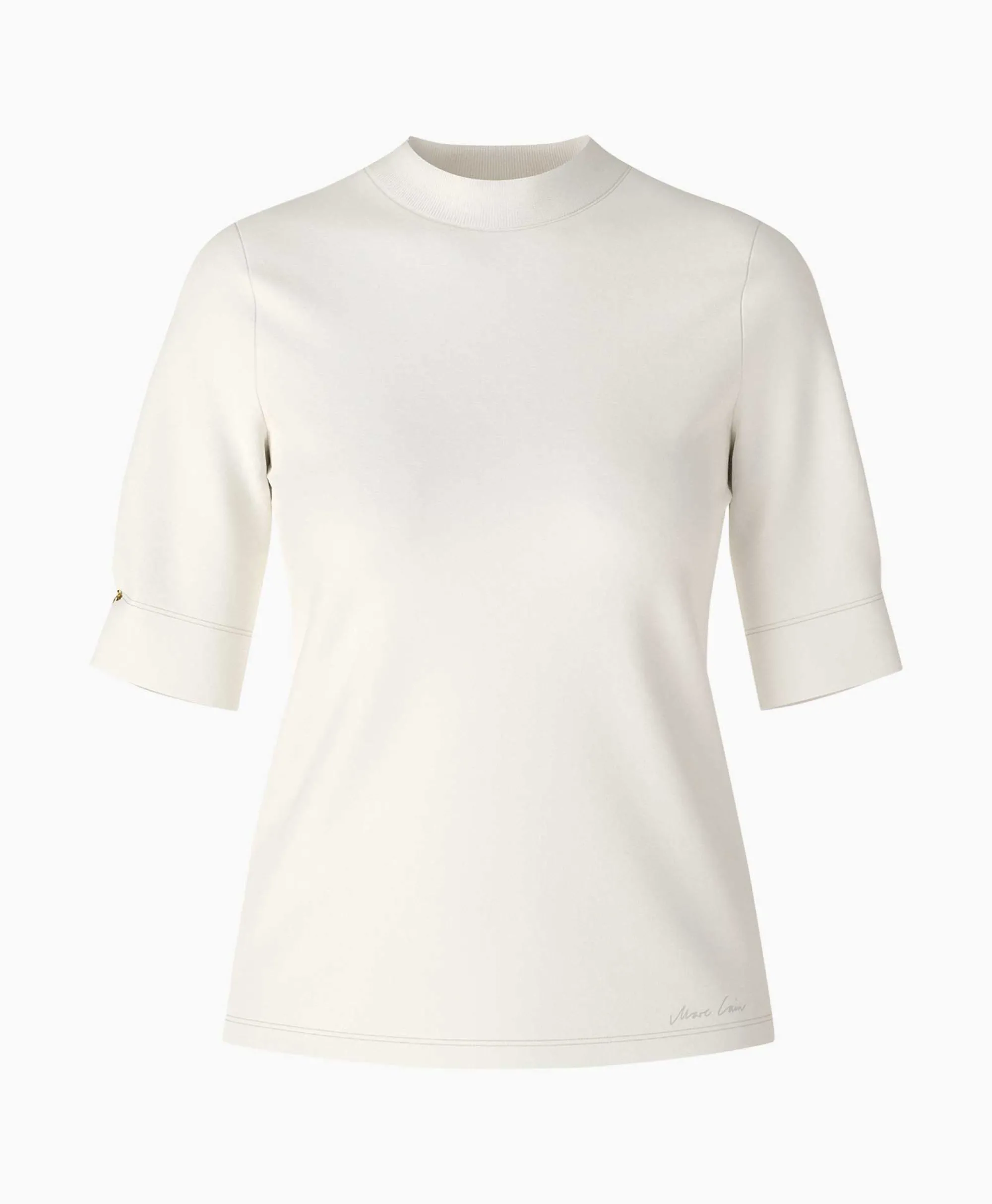 Marccain Collectie T-Shirt Wc 48.24 J14 Off White*Dames T-Shirts & Tops