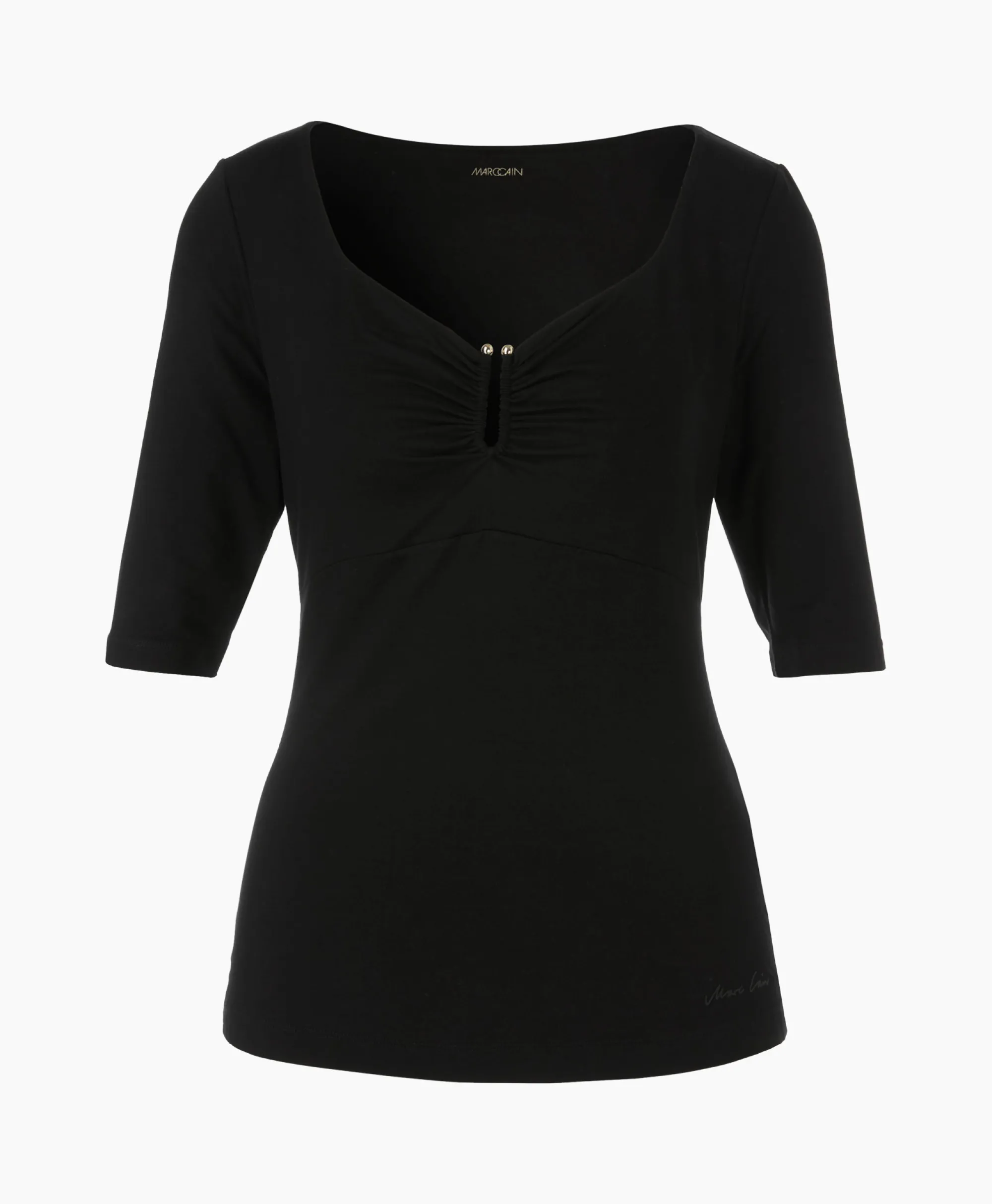 Marccain Collectie T-Shirt Wc 48.57 J33 Zwart*Dames T-Shirts & Tops
