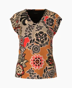 Marccain Collectie T-Shirt Wc 48.23 J49 Oranje*Dames T-Shirts & Tops