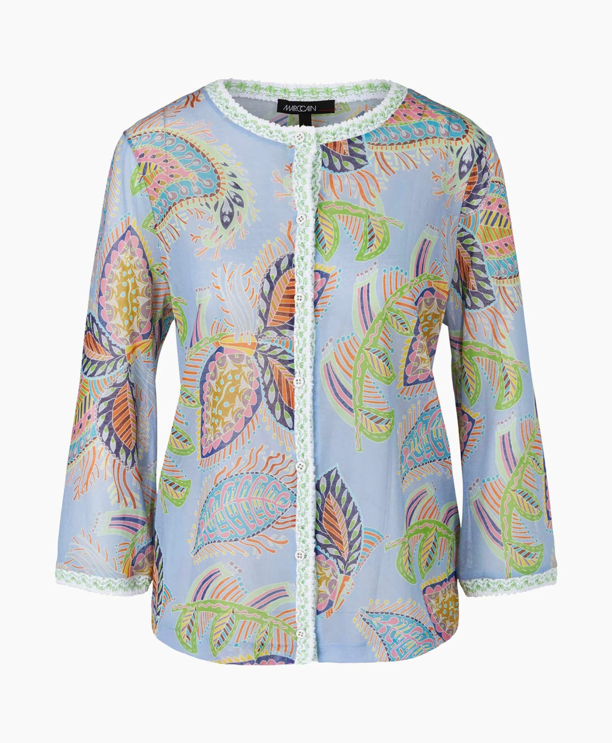 Marccain Collectie Vest Wc 39.32 M44 Licht Blauw*Dames Vesten