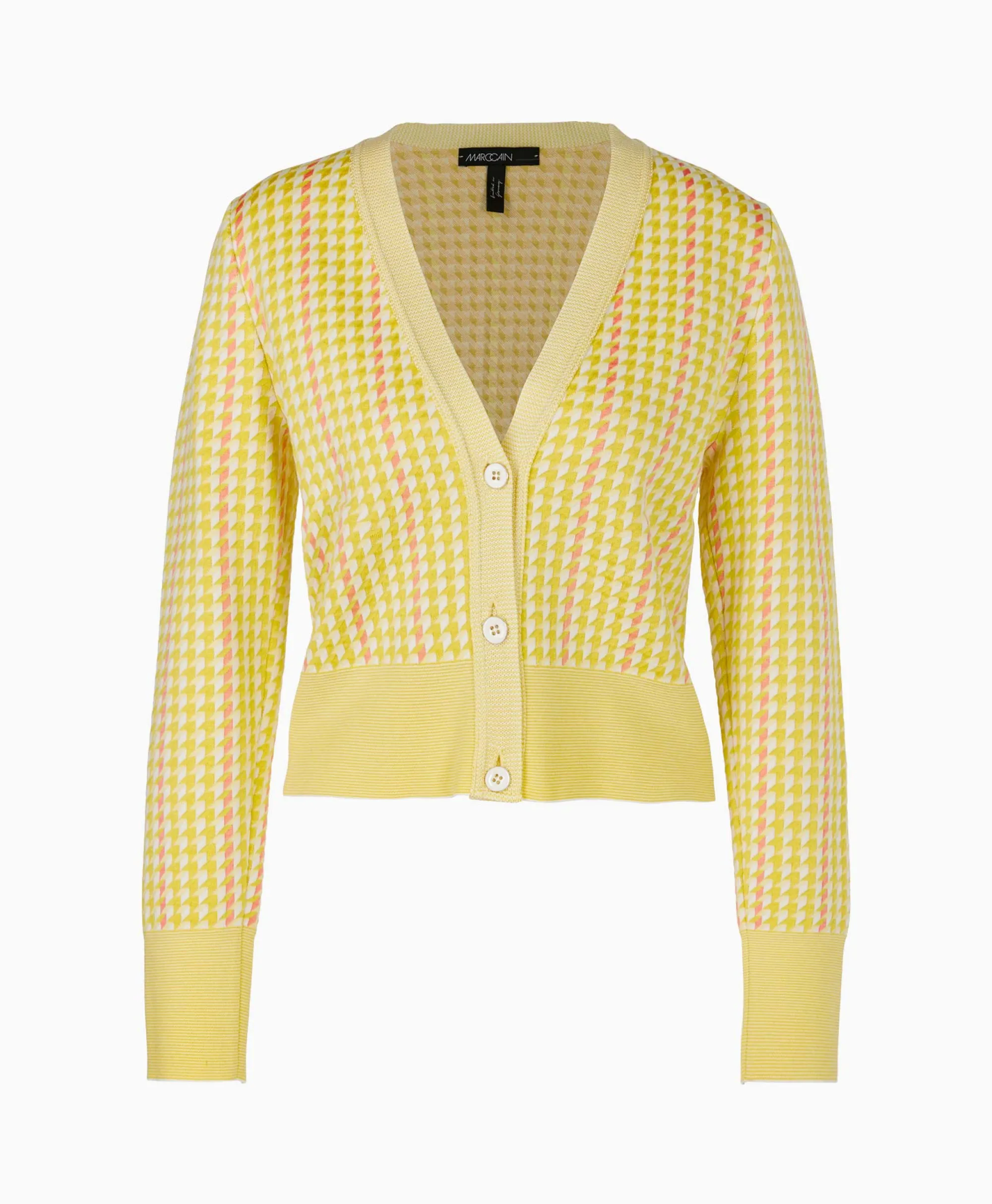 Marccain Collectie Vest Wc 39.15 M33 Midden Geel*Dames Vesten