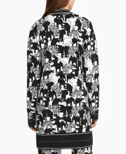 Marccain Collectie Vest Wc 39.18 M03 Print + 2 Kleurig*Dames Vesten