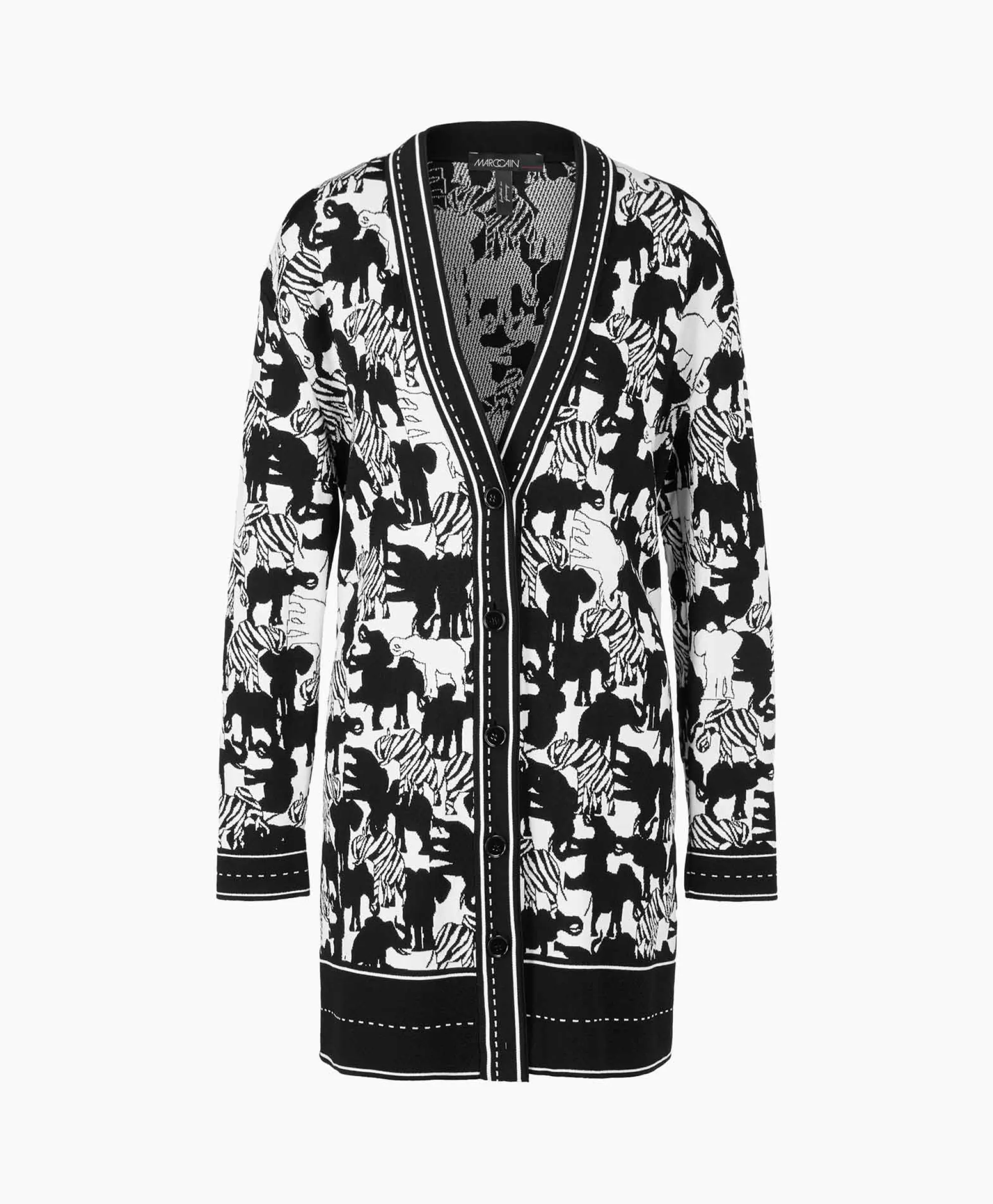 Marccain Collectie Vest Wc 39.18 M03 Print + 2 Kleurig*Dames Vesten