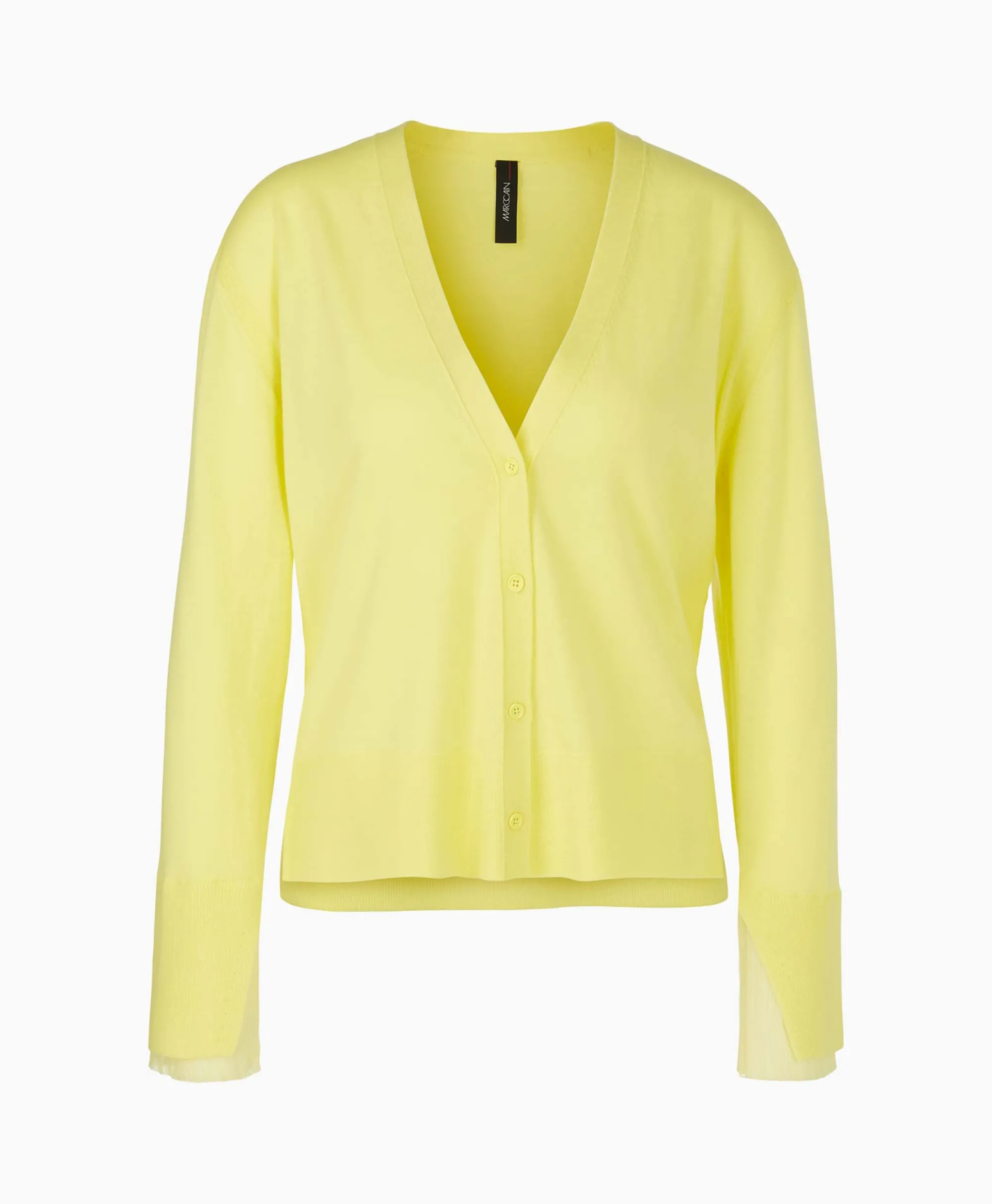 Marccain Collectie Vest Wc 39.10 M73 Midden Geel*Dames Vesten