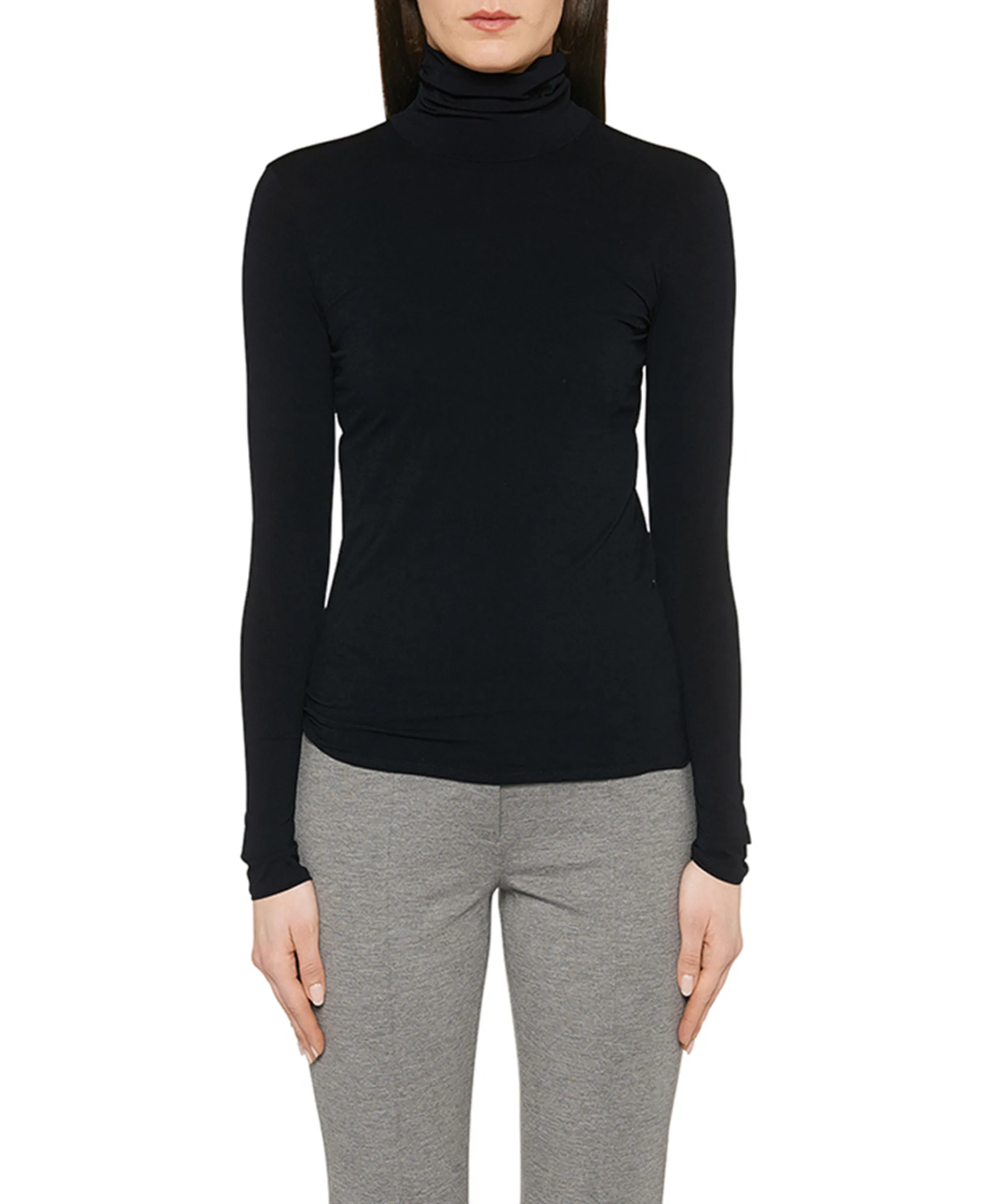 Marccain Essentials Coltrui +E 48.54 J03 Donker Blauw*Dames Truien