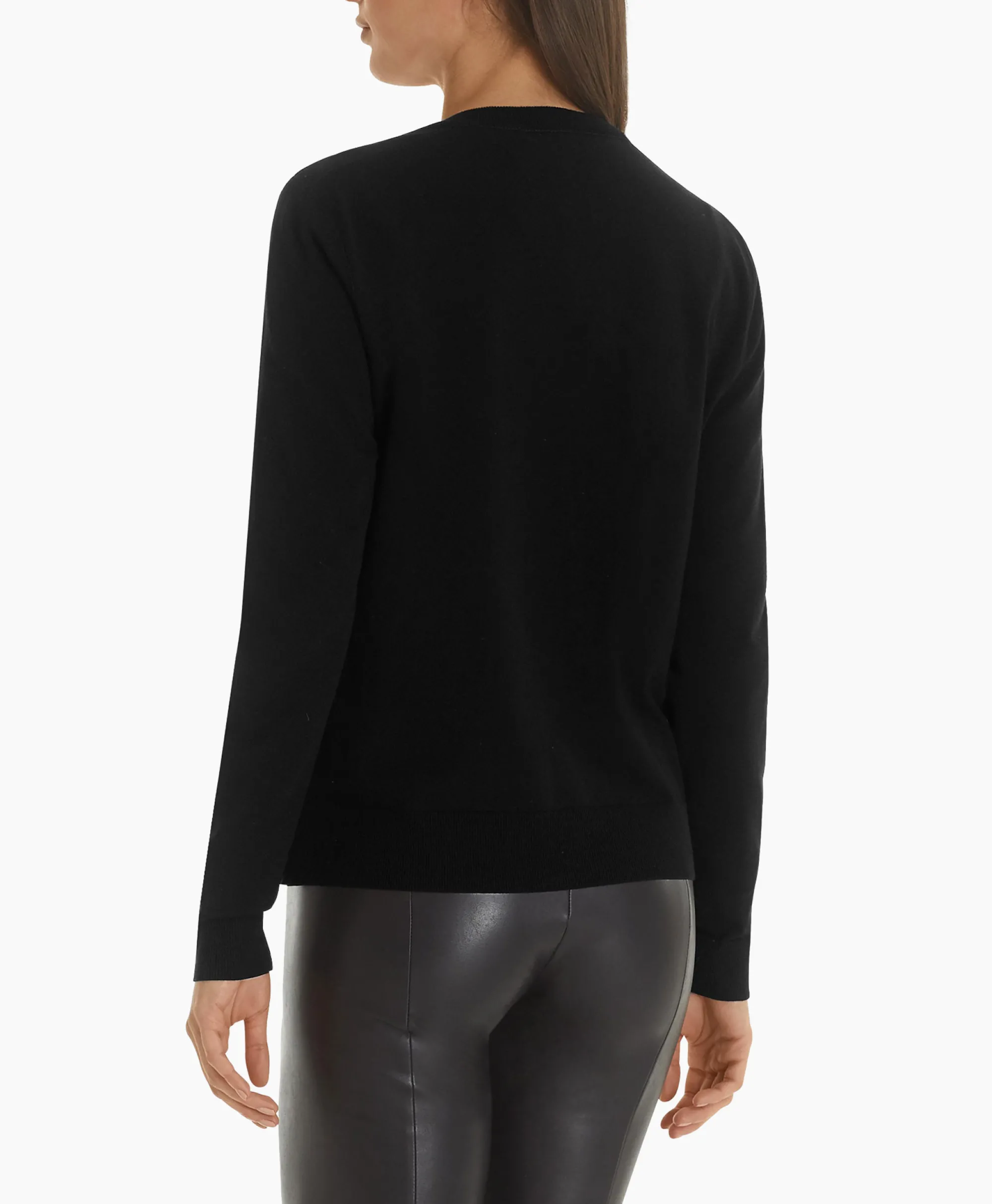 Marccain Essentials Vest +E 39.01 M11 Zwart*Dames Vesten