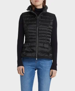 Marccain Essentials Vest +E 37.15 W11 Zwart*Dames Jassen