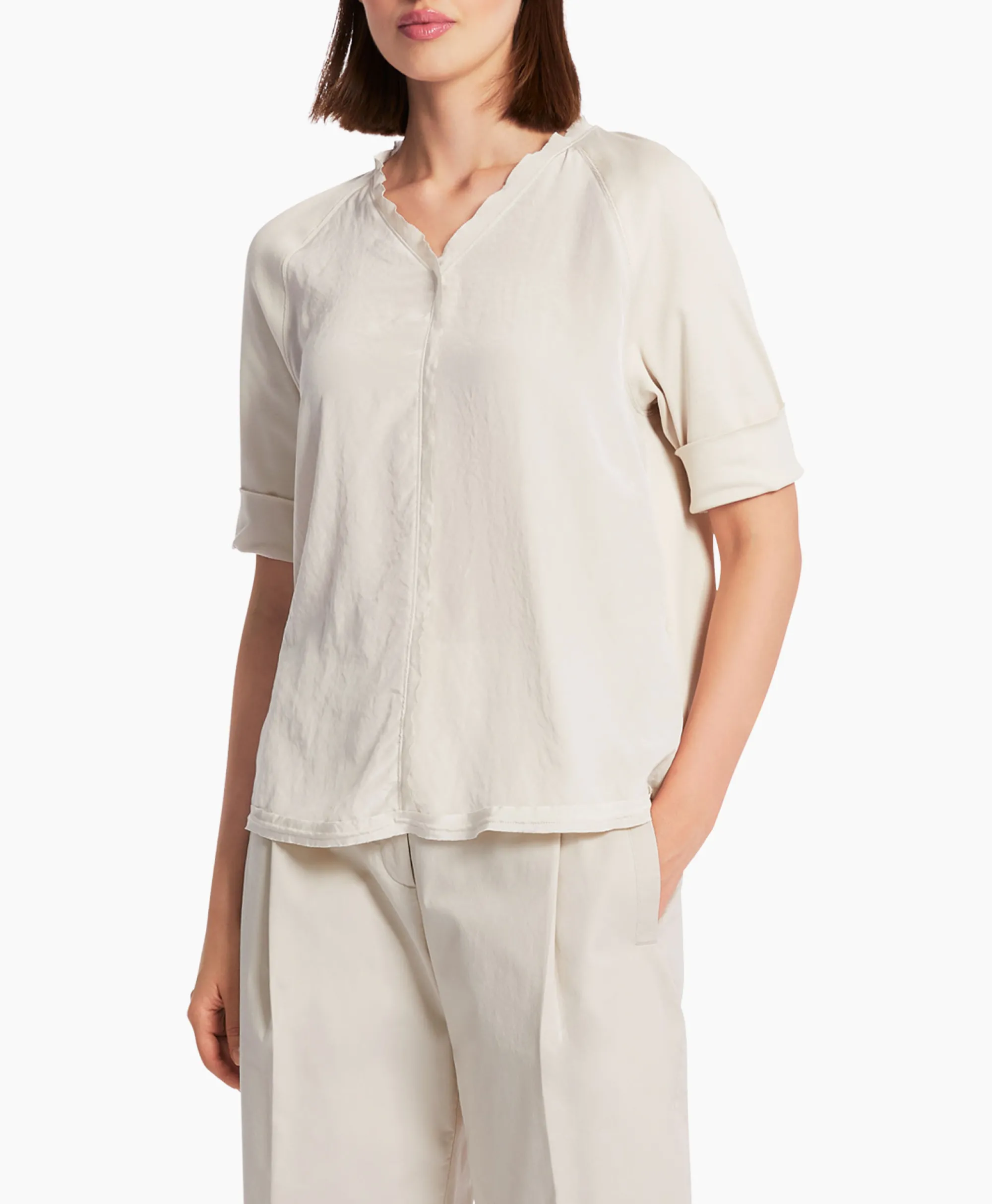 Marccain Sport Blouse Ws 55.04 J67 Grijs*Dames Blouses