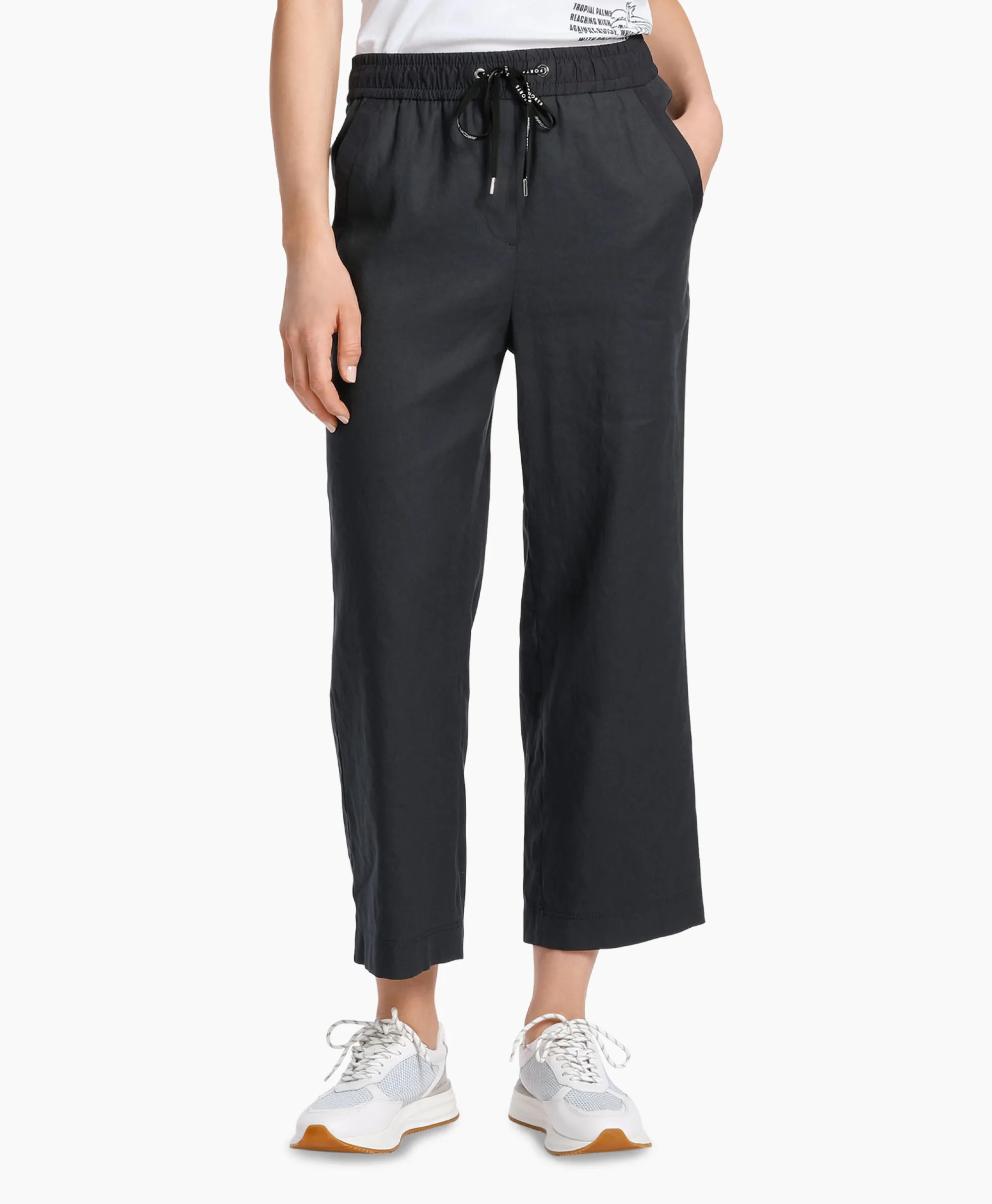 Marccain Sport Broek Ws 81.47 W03 Midden Blauw*Dames Broeken