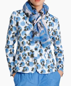 Marccain Sport Shawl Ws B4.07 Z27 Donker Blauw*Dames Sjaals