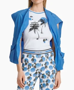 Marccain Sport Top Ws 61.15 J94 Wit*Dames T-Shirts & Tops