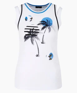 Marccain Sport Top Ws 61.15 J94 Wit*Dames T-Shirts & Tops