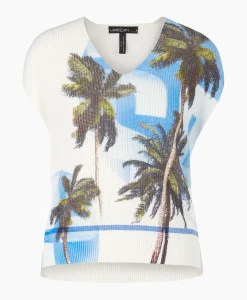 Marccain Sport Top Ws 42.03 M33 Donker Blauw*Dames T-Shirts & Tops